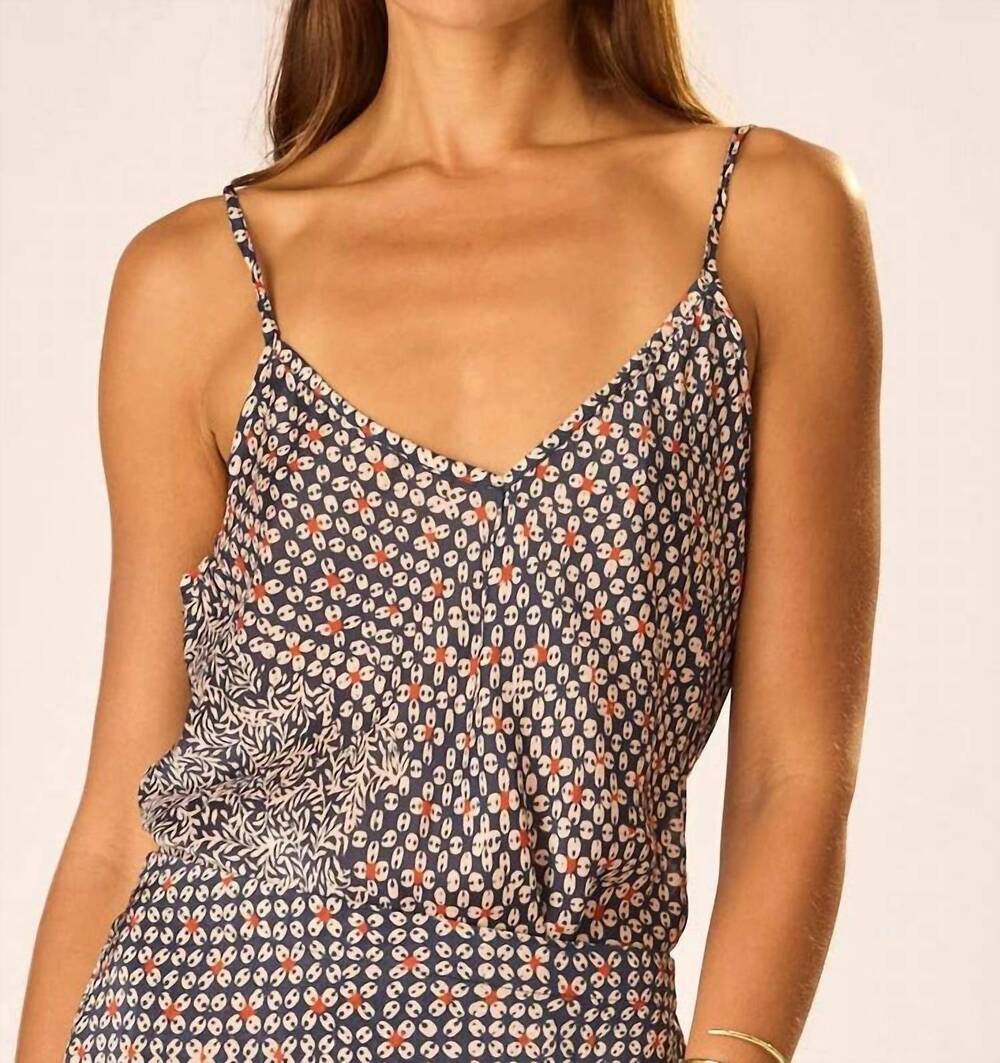NEW NATALIE MARTIN heath v-neck cami top in delphi ink